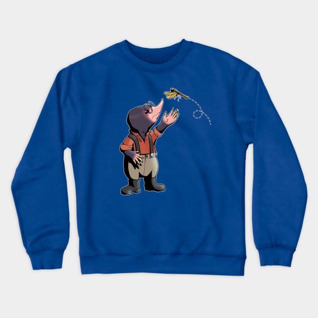 Wind In the Willows - The Mole Crewneck Sweatshirt by Essoterika